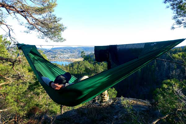 Pro Lightest Hammock - med integrert myggnett