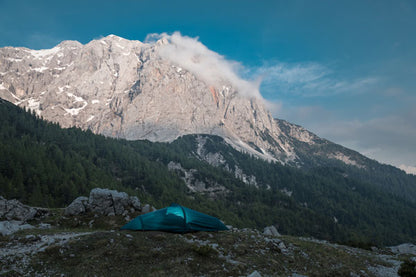 flying tent ocean view